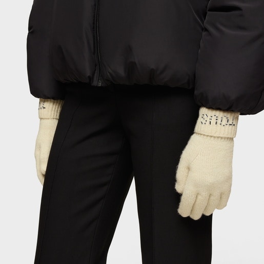 Tous Guantes beige TOUS Crystal Ofertas especiales