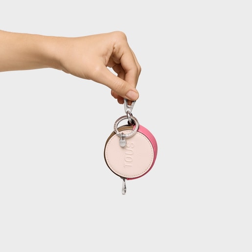 Tous Llavero monedero rosa Mirror Precio ultrabajo