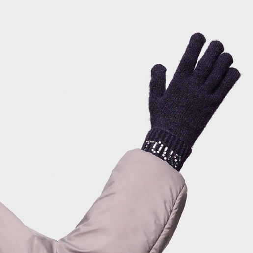 Tous Guantes azul marino TOUS Crystal Devoluciones gratuitas
