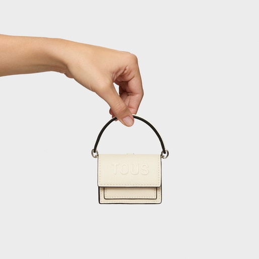 Tous Llavero mini bandolera beige Audree Rebajas
