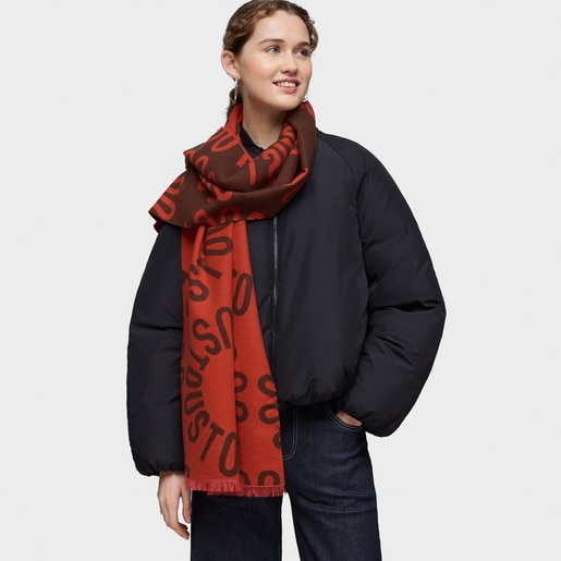 Tous Foulard naranja TOUS Round Logo Gran oferta