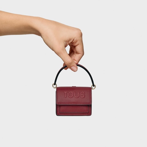 Tous Llavero mini bandolera granate Audree Los más vendidos