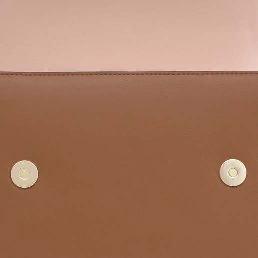 Tous Bandolera mediana Chain camel y beige Kaos Icon Ventas relámpago