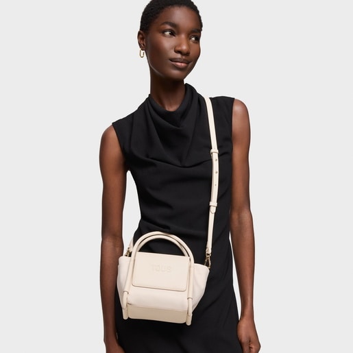 Tous Capazo pequeño beige TOUS Silhouette Soft Oferta especial de fábrica