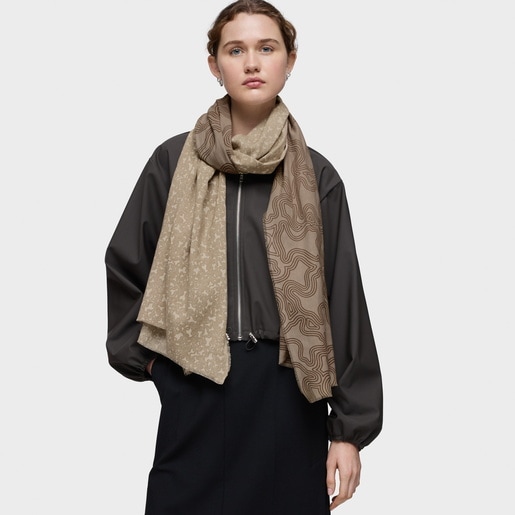 Tous Foulard topo Kaos Mini Lines Mejor oferta