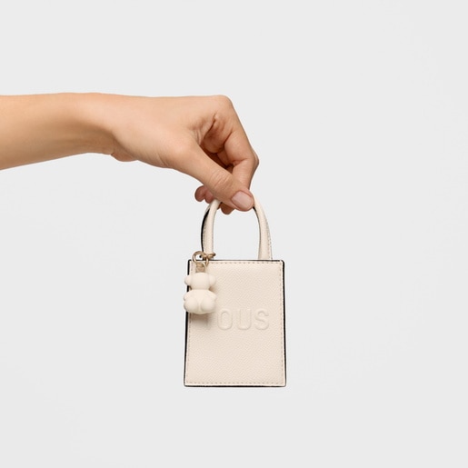 Tous Llavero mini bolso pop beige Rebajas online