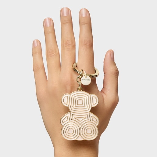 Tous Llavero beige Bold Bear Lines Oferta especial