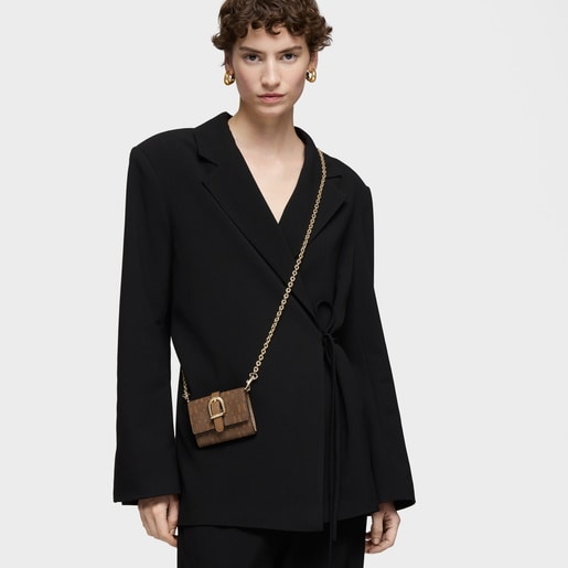 Tous Monedero tarjetero colgante tierra TOUS Buckles Silhouette Promoción trimestral