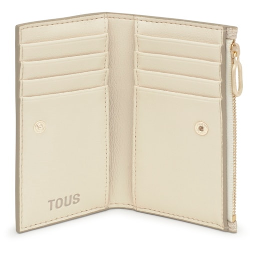Tous Cartera beige TOUS Buckles Silhouette Superdescuento