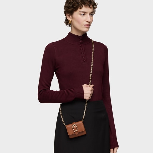 Tous Monedero tarjetero colgante camel TOUS Buckles Precios de Black Friday