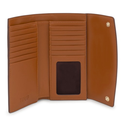 Tous Billetera grande Pocket camel TOUS Bloom Descuentos del mes
